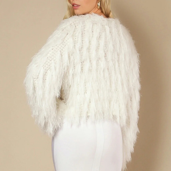 DREAMY SHAG COZY CARDIGAN - Picture 3 of 3